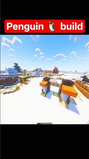 penguin 🐧 tutorial #minecraft