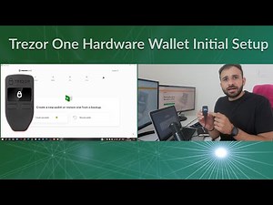 How to Setup TREZOR Wallet for First Time | How to Use Trezor One Bitcoin Hardware Wallet