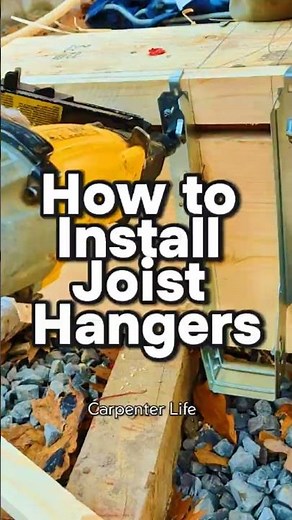How to Install Joist Hangers The EASY Way!