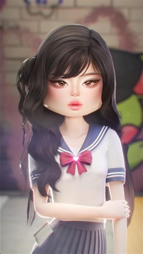 School girl by day, Idol by night 🌌🎤 #dresstoimpress #tokyo #spring