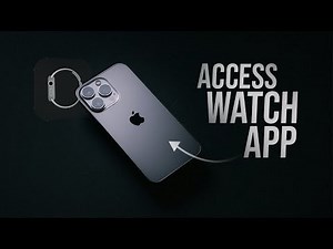 How to Access Apple Watch App on iPhone (tutorial)