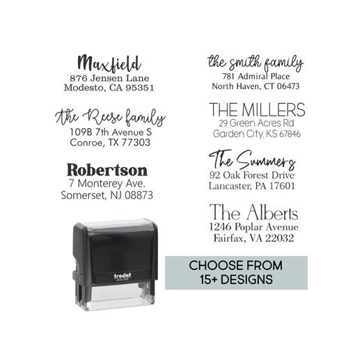 Personalized Address Stamp Return Address Stamp Self Ink Address Home Address Stamp Address Stamper Wedding Stamper Self Inking Stamp - Etsy