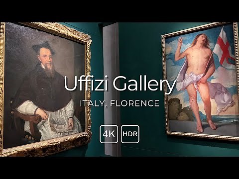 Uffizi Gallery Virtual Tour and Highlights 4K HDR, Florence, Italy (Galleria degli Uffizi)
