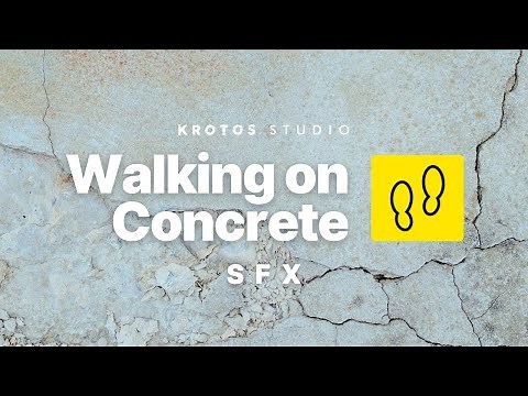 Walking on Concrete Sound Effect | 100% Royalty-Free | No Copyright Strikes