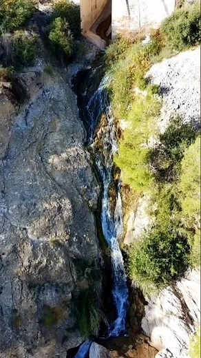 💦 Cascada 360° Embalse La Cierva 🌊 Aérea #4k INCREIBLE y Relajante 🪶 #drone #nature #relax #travel