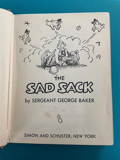 The Sad Sack, WWII Humor, Sgt. George Baker, Comic Strip, Yank Magazine, Funny, 1940s - Etsy
