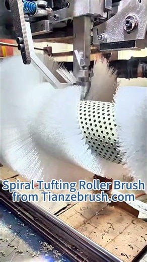 Stepped Roller Brush: Everything you need to know for cylindrical nylon brush. #machine #factory