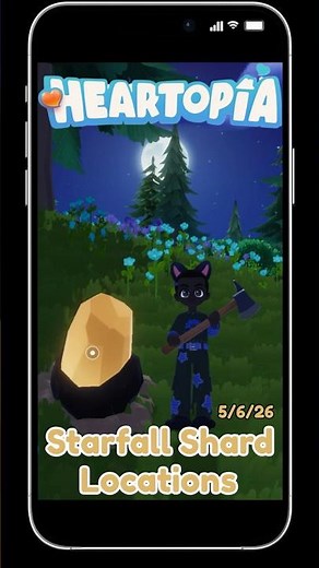 Yellow and Pink Starfall Shards Arrive in Heartopia!