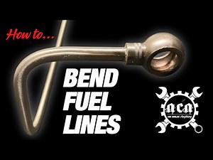 How to Bend Solid Stainless Steel Fuel Lines - VW Custom Okrasa Engine