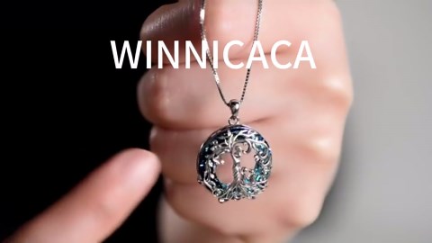 WINNICACA S925 Sterling Silver Mother and 3 Family Members Tree of Life Pendant Necklaces with Purple Crystal Jewelry Birthday Anniversary Valentines Mothers Day Gifts for Women