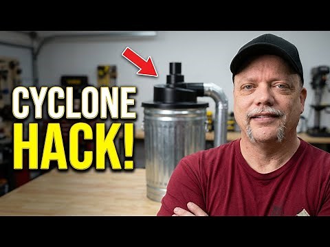 Revolutionize Your Dust Collection with this Trash Can Cyclone Lid