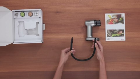 Breville BSM600SIL Smoking Gun, Handheld Food and Cocktail Smoker, Silver