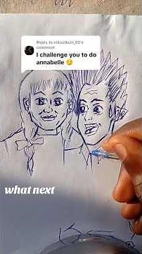 how to draw Annabelle #holloween #annabelle #drawing #drawingtechniques #goviral #fyp