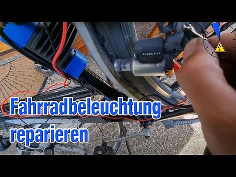 Fahrrad Beleuchtung reparieren Rücklicht defekt von meiner Mutter Dynamo