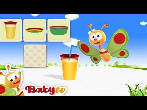 Kitchen Time 👩‍🍳 Fun Games for Toddlers | Flip & Flash - First Words ‪@BabyTV‬