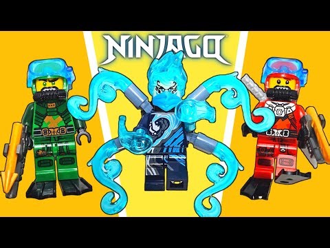 I Assemble Lego Ninjago Seabound Lloyd | Kai | Nya NRG unofficial lego minifigures