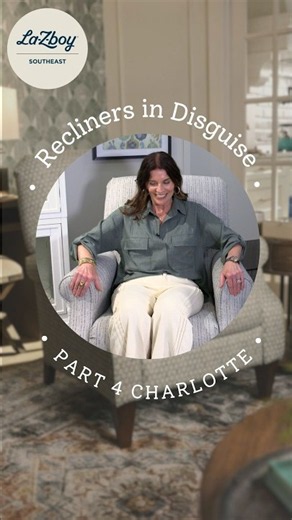 Push-back recliner with the elegance of a stationary chair