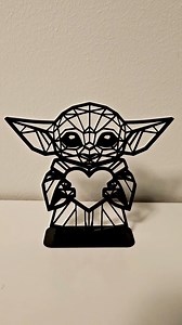 69K views · 1.1K reactions | 3D printed a Valentines Baby Yoda for the wife as a gift. She loved it! The filament used in the video is black PLA by Elegoo. My 3D prints are made with Bambu Lab A1 mini. #3dprinting #3dprinted #3d #3dprint #babyyoda #grogu #mandalorian #starwars | Gcodelab | Facebook