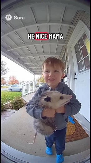 That’s not a rat! #possum #funnykids #funnyanimals #momlife | WR Funny Animal Videos