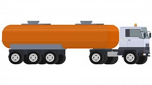 Fuel Truck Tanker Truck Animation Alpha Stock Footage Video (100% Royalty-free) 1070879116 | Shutterstock