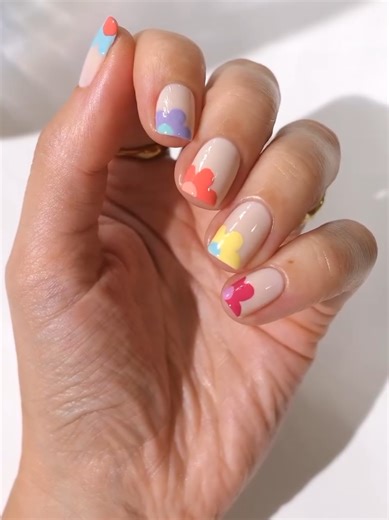 Cute Floral Spring Nails 🌸✨️ #nailart #fyp #viral #nailinspo #nails | nail