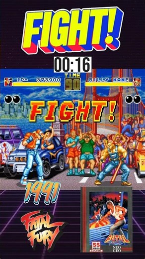 Fatal Fury #90s #retrogaming #sega #videogames #arcade #gaming #fatalfuryspecial #1991 #snk #fyp