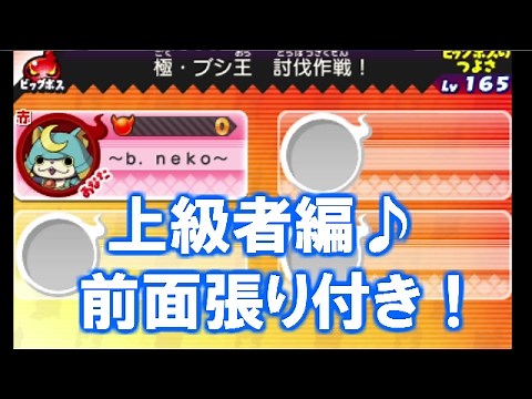 極・ブシ王 前面張り付き ブシニャン 上級者編 妖怪ウォッチバスターズ