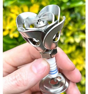 Spark Plug Rose - Scrap Metal Flower Welded Upcycled Car Parts Artwork - Perfect Gift for Your Favorite Mechanic and Racing Fan! - Etsy