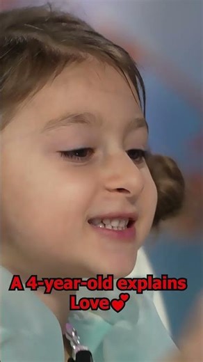 A 4-year-old explains love 💕Bilingual content! Turn on CC for English subtitles