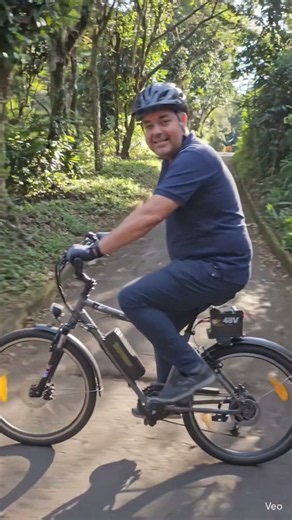 Alternator turned motor: bike that charges itself! ⚡