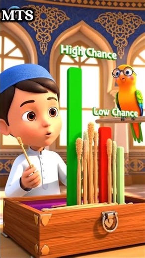 EPISODE 12— Probability with Miswak Colors #shorts #viral #islamickids #maths