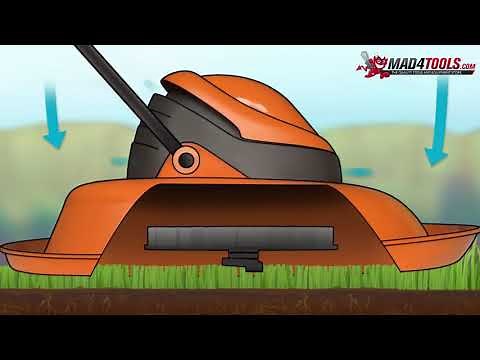 Flymo Turbo Lite 400 Electric Hover Lawn Mower 40cm/16in 240v