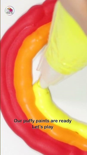 How To Make Puffy Paint At Home🎨 | #shorts #diyvideos