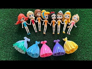 Disney Princess Doll Makeover ~ DIY Miniature Ideas for Barbie Wig, Dress, Faceup, and More! DIY 1