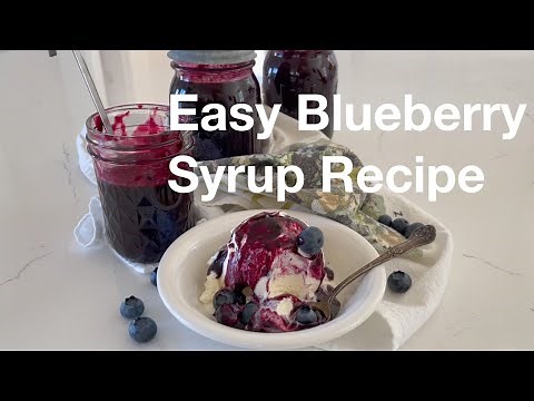 Easy Blueberry Syrup Recipe | AnOregonCottage.com