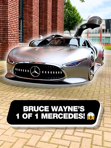 Bruce Wayne's 1 of 1 Mercedes Benz Vision GT Revealed!