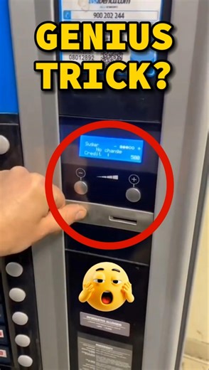He tried to cheat a vending machine 😳