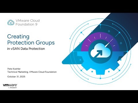 Creating Protection Groups in vSAN Data Protection
