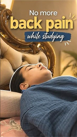 Cervical pillow that actually works #backpain #sleepsia