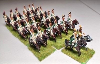 20mm Napoleonic Cavalry - Dragoons - 26 Figures. Painted! | eBay