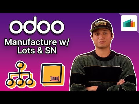 Manufacture w/ Lots and Serial Numbers | Odoo MRP