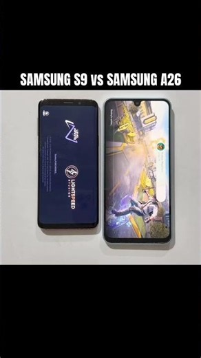 Samsung Galaxy S9 vs Samsung Galaxy A26 - PUBGMOBILE TEST!!