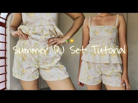 Cute Summer PJ Set (tutorial)
