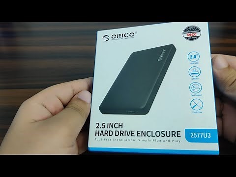 Orico 2.5" 2577U3 USB 3.0 HDD Enclosure Case Unboxing, First Impressions and Installation
