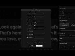EasyPrompter Pro Tutorial - Keyboard Shortcuts