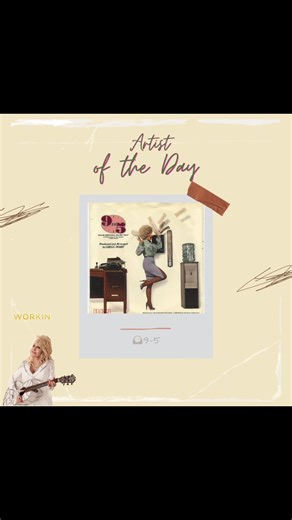 Artist of the day countrys legend singer Dolly parton with the 1981 “9-5” #dollyparton #1981 #topofthepops #county #officialhitsradio #music #80smusic