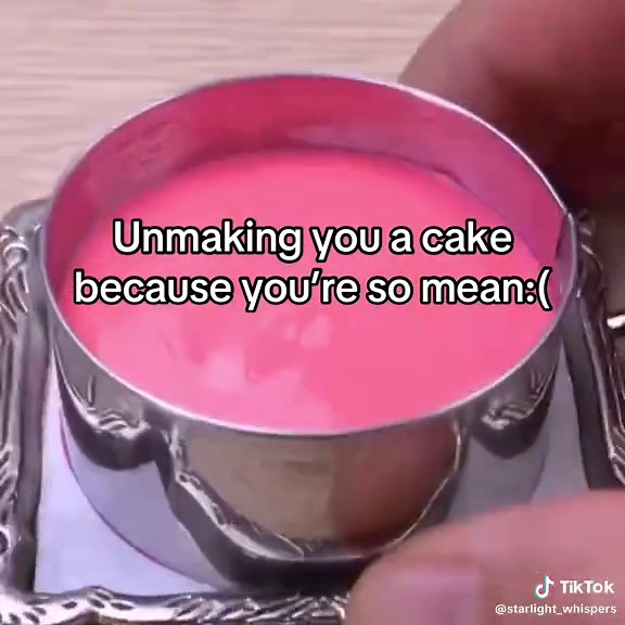 Unmaking a Cake for Being Mean: A Sweet Revenge