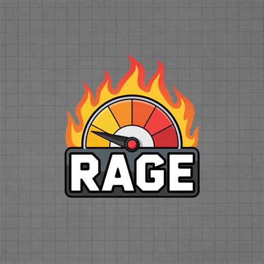 Rage Meter Animated Emote: Gaming Stream Overlay (GIF & PNG Digital Download - Etsy