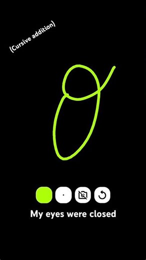 My eyes were closed #cusivewriting #fyp #fy #itsme