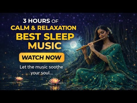 Fall Asleep Instantly 🌙 | 3 Hours of Indian Flute Music for Deep Sleep, Stress Relief & Calm 😴